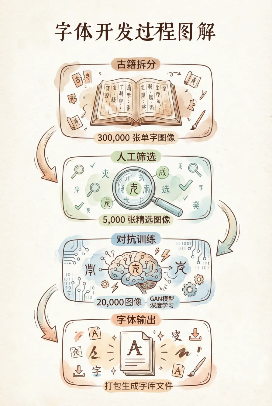 南北词宫谱宋体：新字体发布 商用免费！ 第3张
